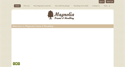 Desktop Screenshot of magnoliaframe.com