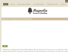 Tablet Screenshot of magnoliaframe.com
